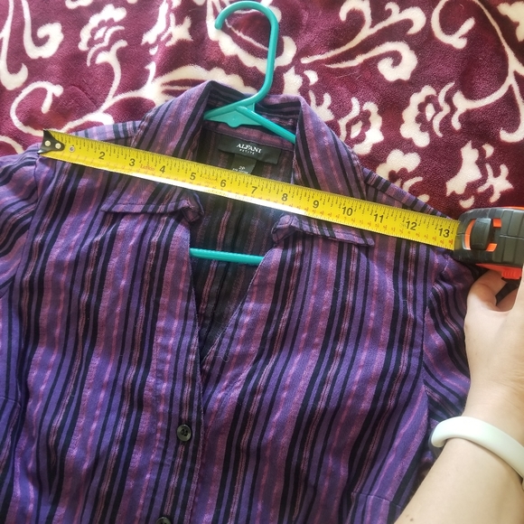 ALFANI Petite Button down - Picture 5 of 7